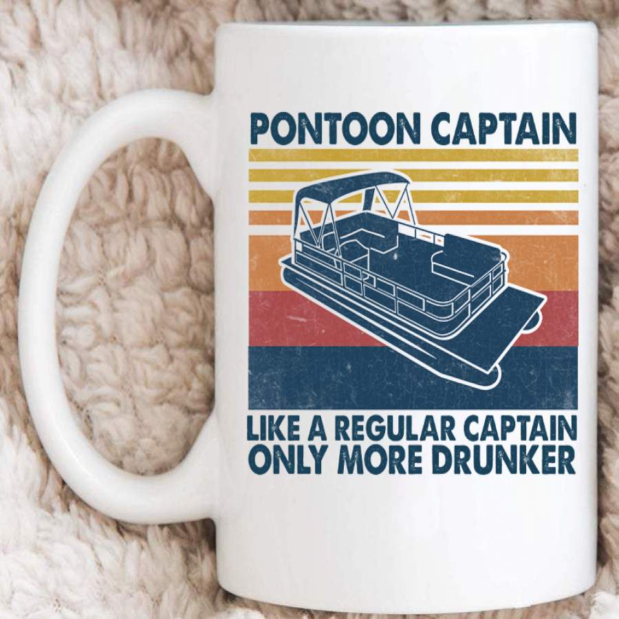 Pontoon captain like a regular captain only more drunker mug