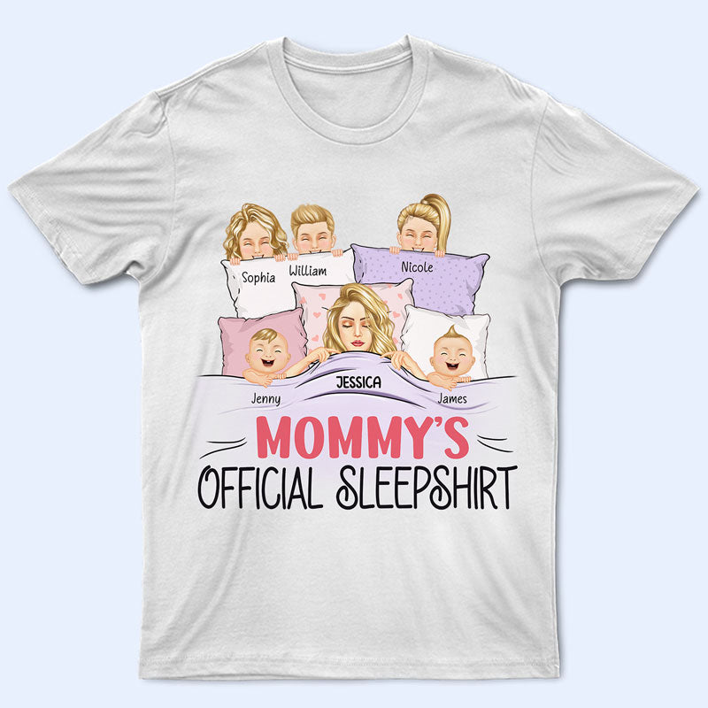 Official Nap Queen Sleep Mama – Gift For Mom – Personalized Custom T Shirt