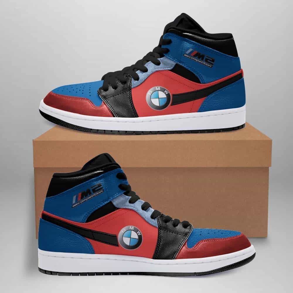 Bmw M2 Competition Design Air Jordan 1 High Printing Shoes Sneaker