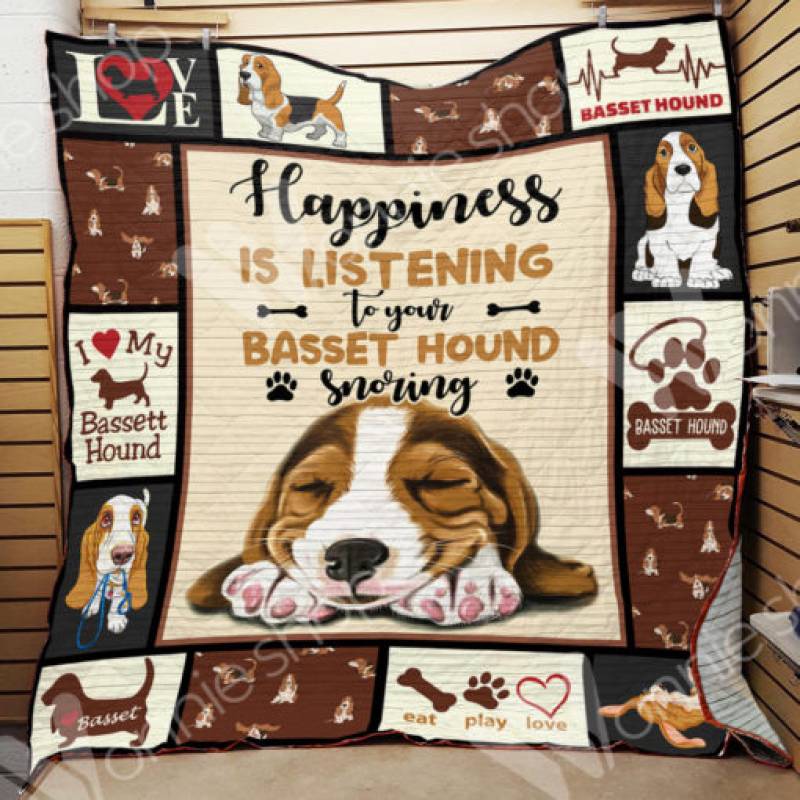 Basset Hound Dog Blanket DCB1302 77O42