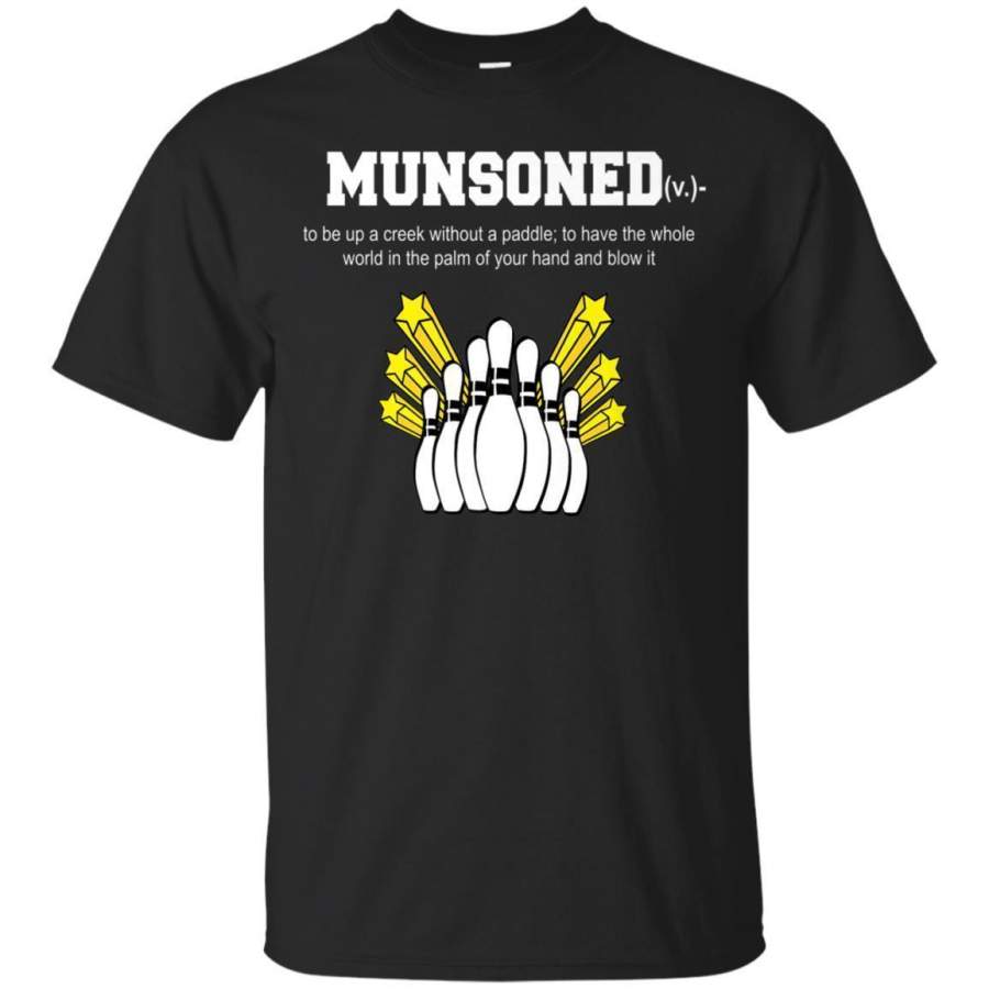 AGR Munsoned King Pin Amusing Bowling Tshirt Jaq T-shirt