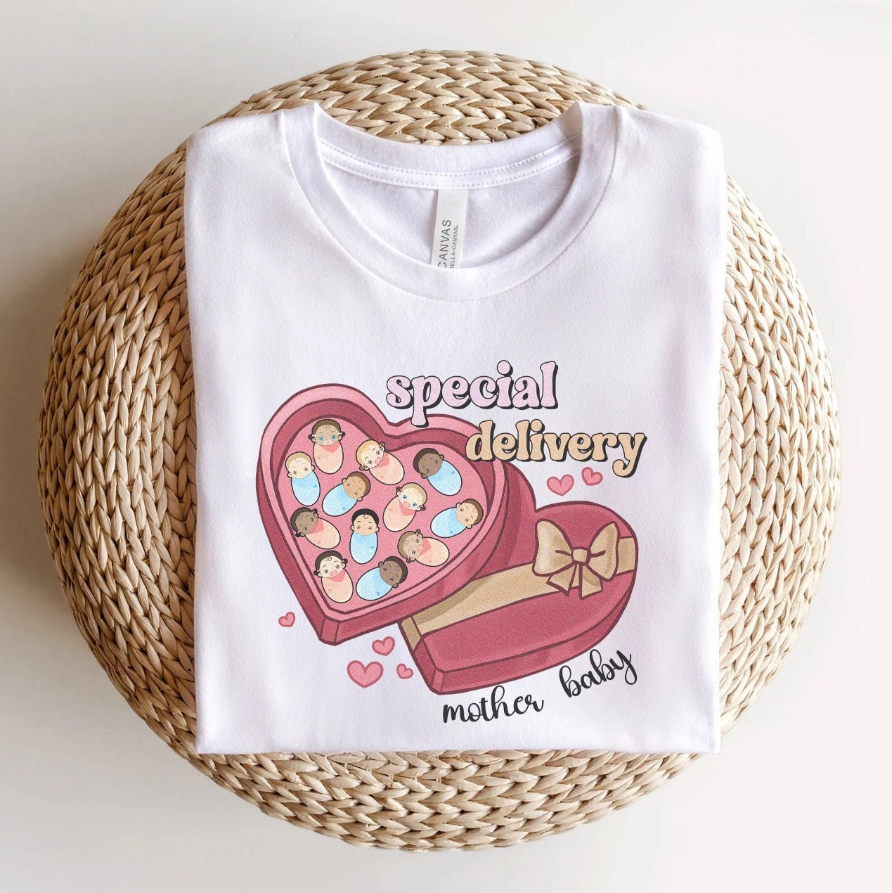 Mother Baby Unit Valentine’s Day Shirt, Mother Baby Nurse Rn Aide Tech Valentine Tshirt, OB Obstetrics Midwife Vday gift, Sweet Hearts Tee