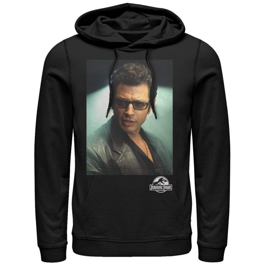 Jurassic Park Men’s Dr. Malcolm Hero Portrait  Lightweight Hoodie