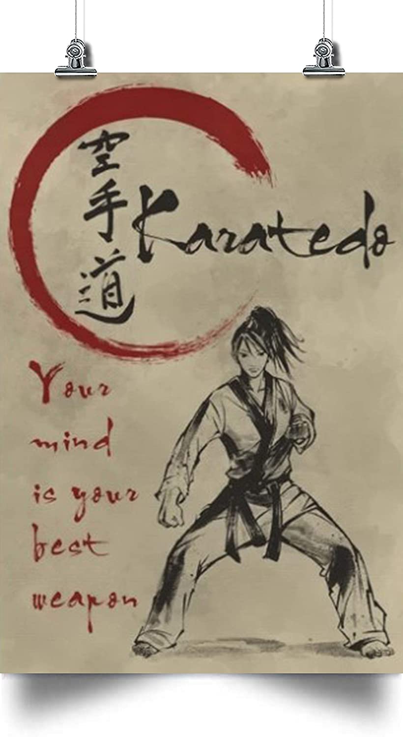 Your Mind Karate Women – Karate Poster – Home Decoration Poster, Wall Poster, Home And Room Decoration, Gifts For Friends And Relatives, Souvenirs.