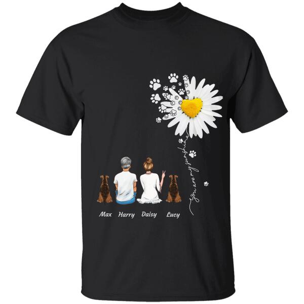 Couple Under Daisy, Dog Personalized T-Shirt