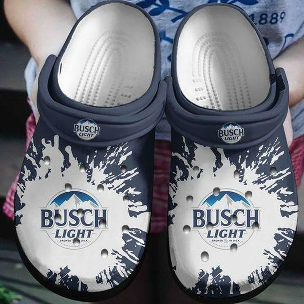 Busch Light Beer Drink I Comfortable For Man And Women Classic Water Rubber Clogs Clogband Clogs Comfy Footwear