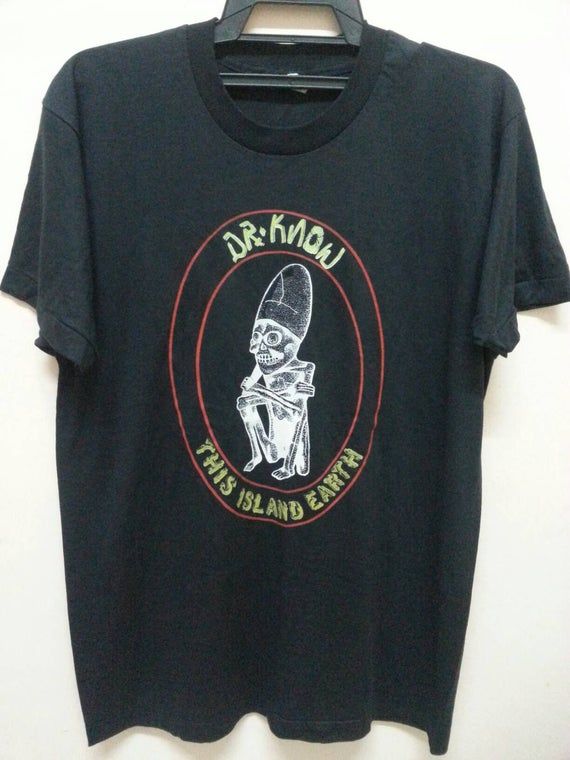 Dr Know Shirt Tour 1987 Hardcorepunk Deadstok Shirt Xl Size Of 80 S Bad ...