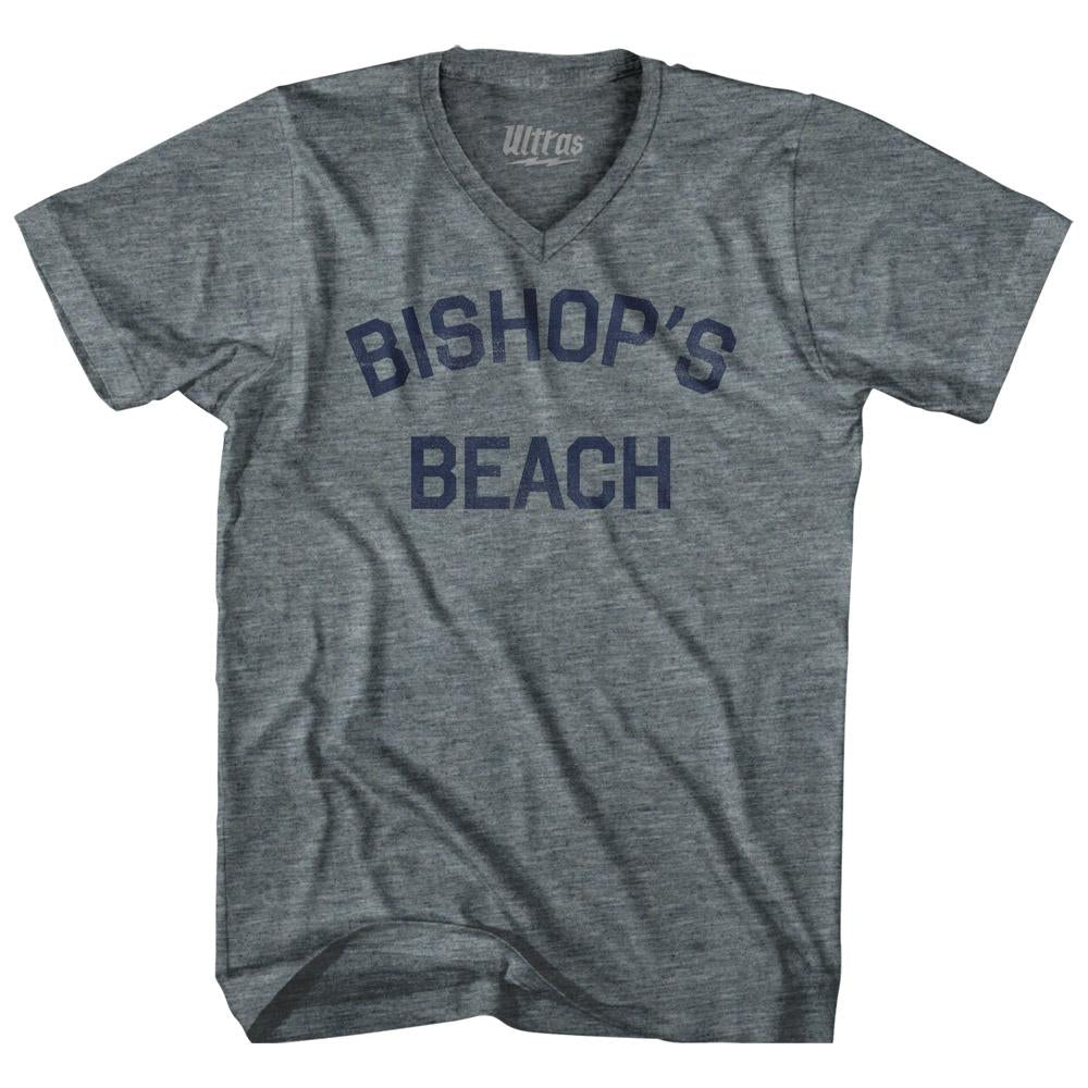 Alaska Bishop’s Beach Adult Tri-Blend V-neck Vintage T-shirt