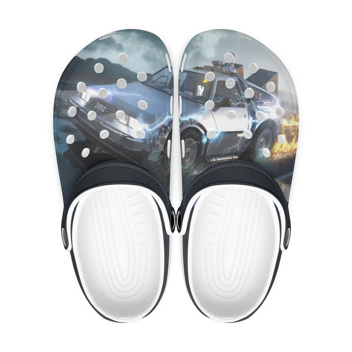 Back To The Future Movie Crocss Crocband Shoes Clogs Custom Name For Men Women And Kids Etsy-15