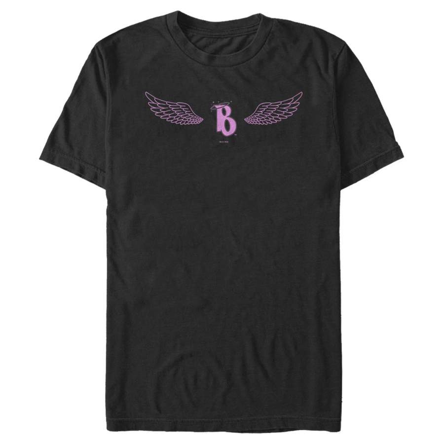 Bratz Men’s Angel Wings Logo  T Shirt Black S