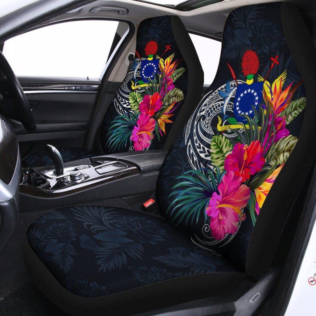 Cook Islands Polynesian Custom Personalised Car Seat Covers