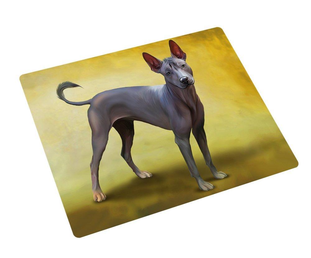 Xoloitzcuintle Dog Art Portrait Print Woven Throw Sherpa Plush Fleece Blanket