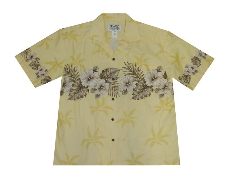 Hibiscus Yellow Best Design Hawaii Shirt Ha29707