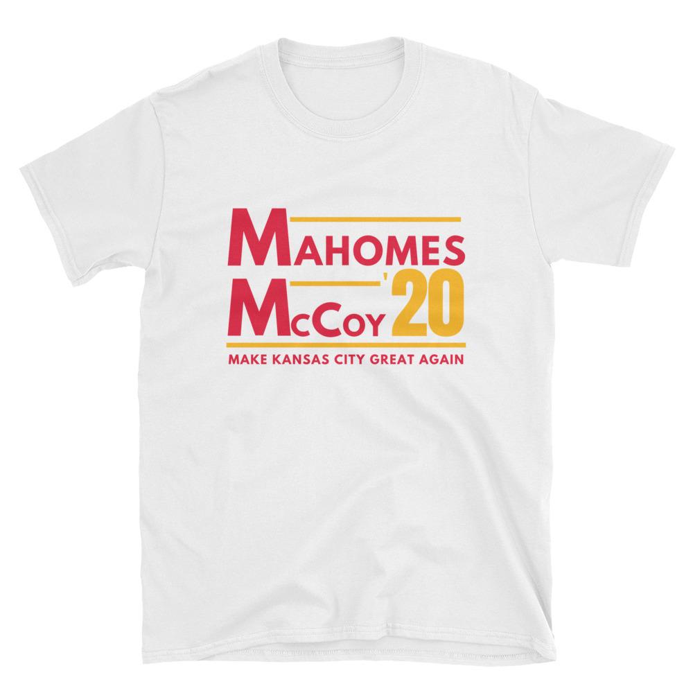 Mahomes Mccoy Make Kansas City Great Again T-Shirt