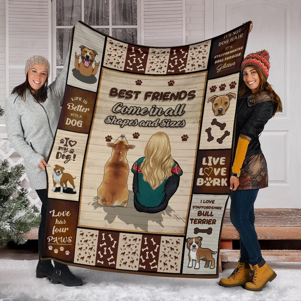 Staffordshire Bull Terrier Blanket – Bl17009, Christmas Gift, Dog Lover Blanket