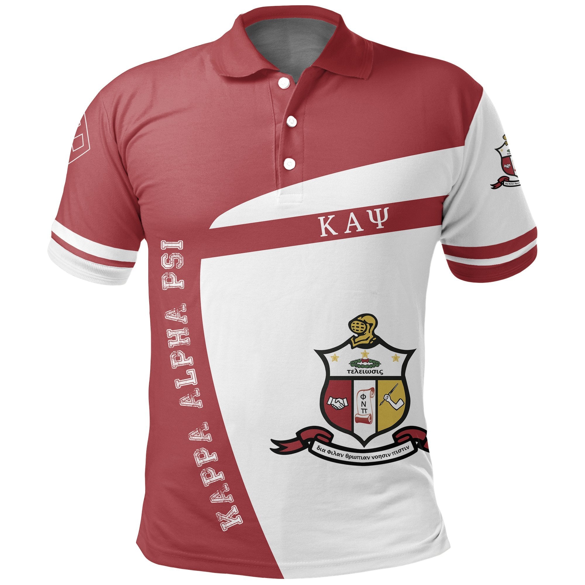 Greek Life Polo Shirt – Kappa Alpha Psi Καψ Polo Shirt – Iconic Style