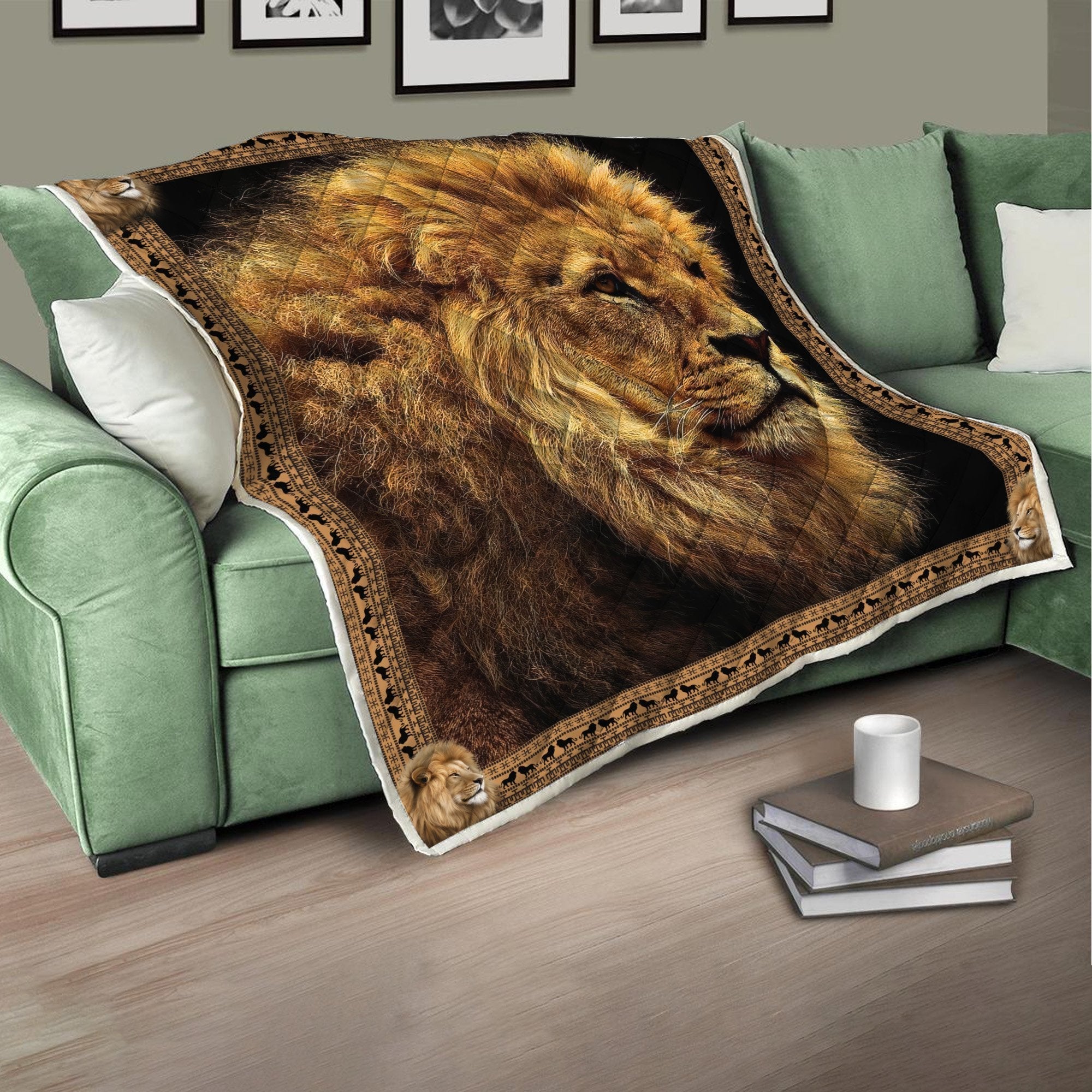 The Best Lion 3D Full Printing Soft And Warm Quilt