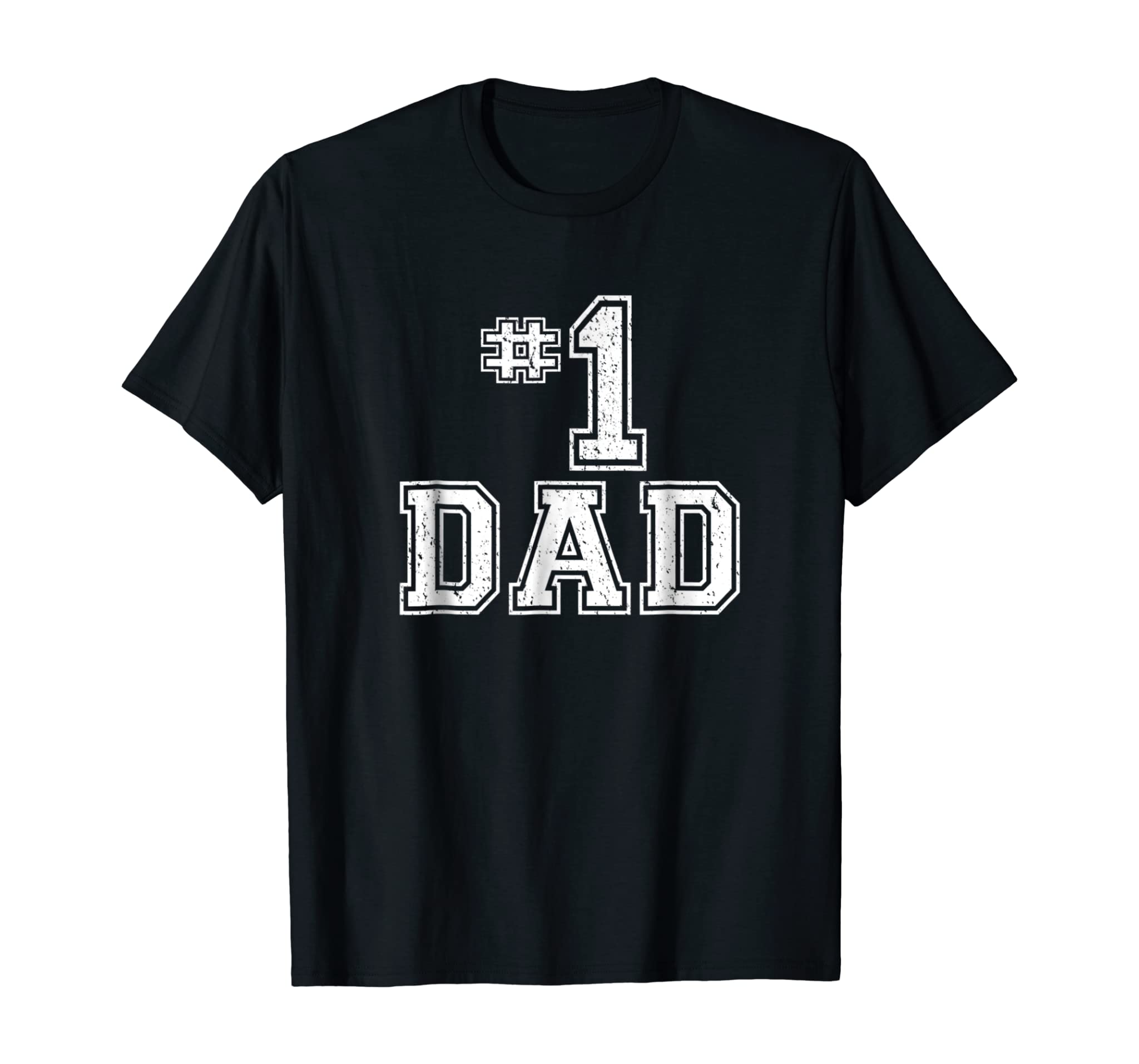 #1 Dad Number One Father’s Day Vintage Style T-Shirt