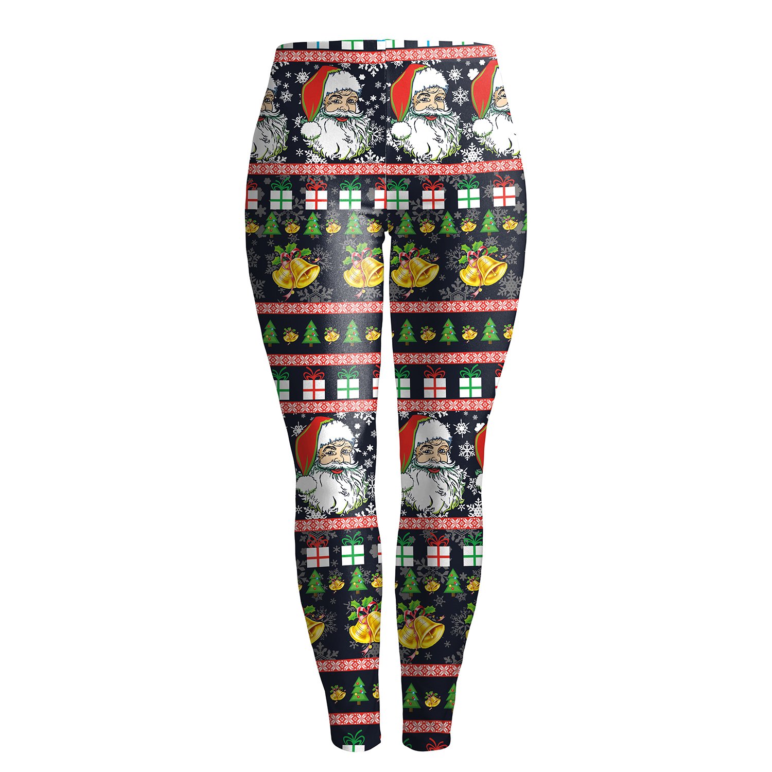 Christmas Leggings – Women 3D Printed Santa Casual Skinny Legging