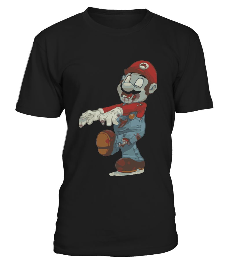 Zombie Mario T Shirts C-Oew5N