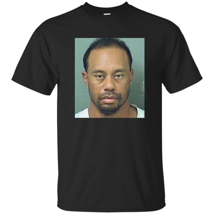 Tiger Woods Mugshot Shirt