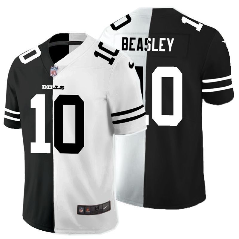 Buffalo Bills Cole Beasley #11 / Jake Fromm #10 NFL 2020 Black And White Jersey