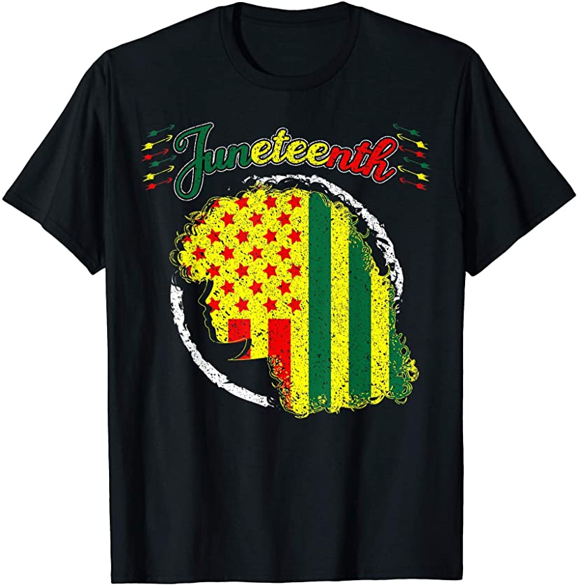 Proud African American Juneteenth Emancipation Day Women T-Shirt