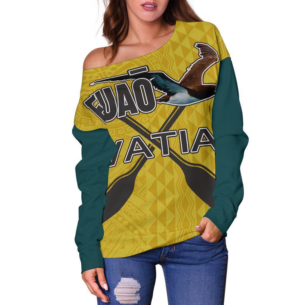 American Samoa Polynesian Fuao Vatia Shoulder Sweater