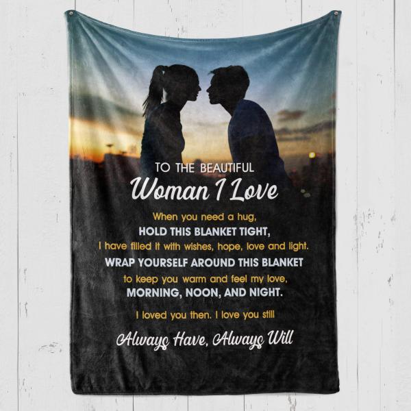 To The Woman I Love Blanket, Couple Blanket