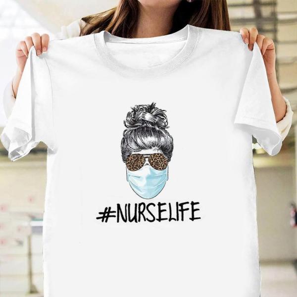 Nurse Life Leopard Skull Shirt – Gift For Nurse Gsge