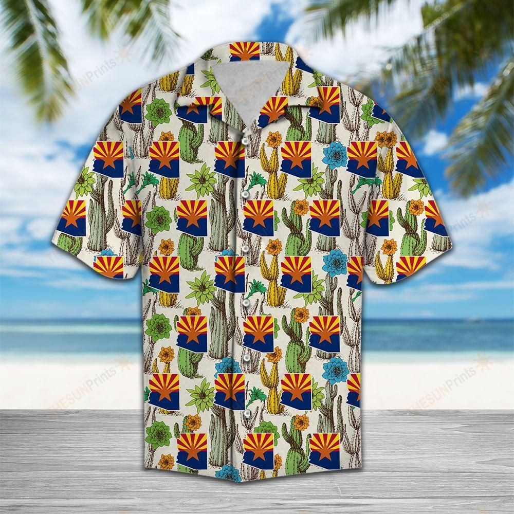 Arizona Cactus Blossom Hawaiian Shirt Ha22766