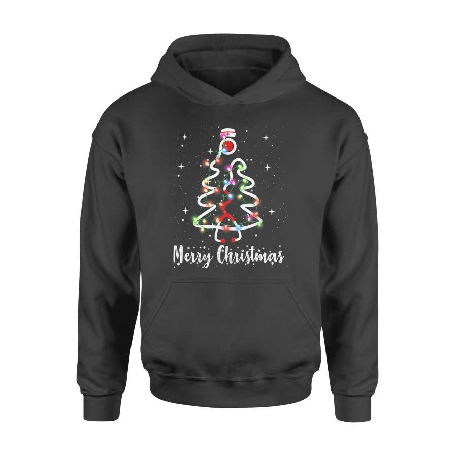 Christmas Nurse Stethoscope Christmas Tree Nurse – Standard Hoodie
