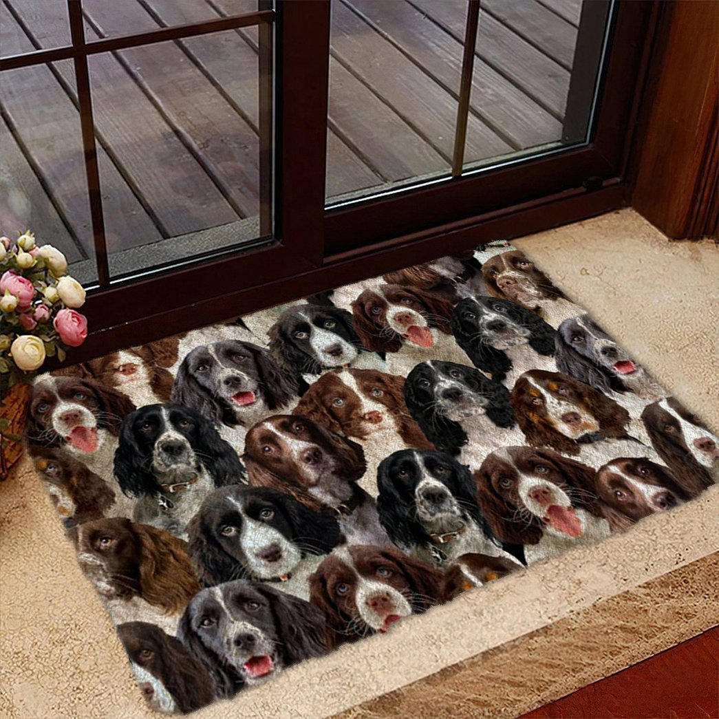 Tmarc Tee A Bunch Of English Springer Spaniels Doormat