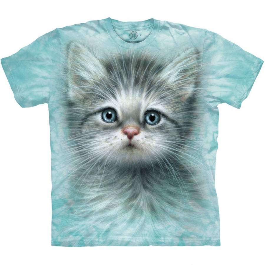 Blue Eye Kitten – Adult Unisex T-Shirt