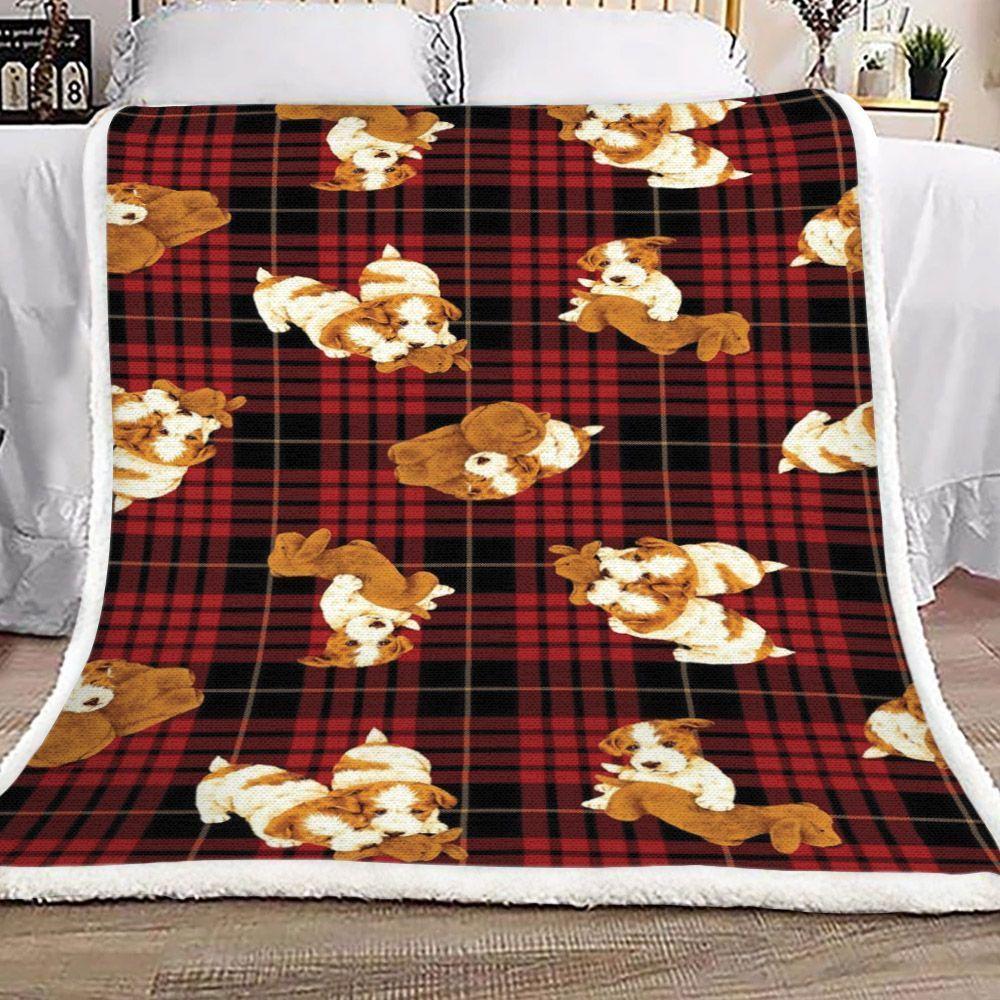 Dog Puppy Sherpa Fleece Blanket Koye