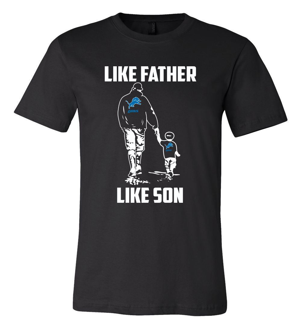 Detroit Lions Like Father Like Son Shirt Youth Sizes Available!