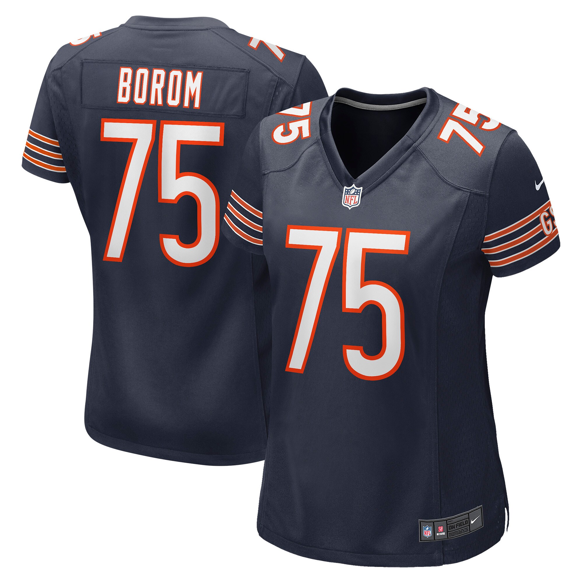 Larry Borom Chicago Bears Women's Game Jersey – Navy