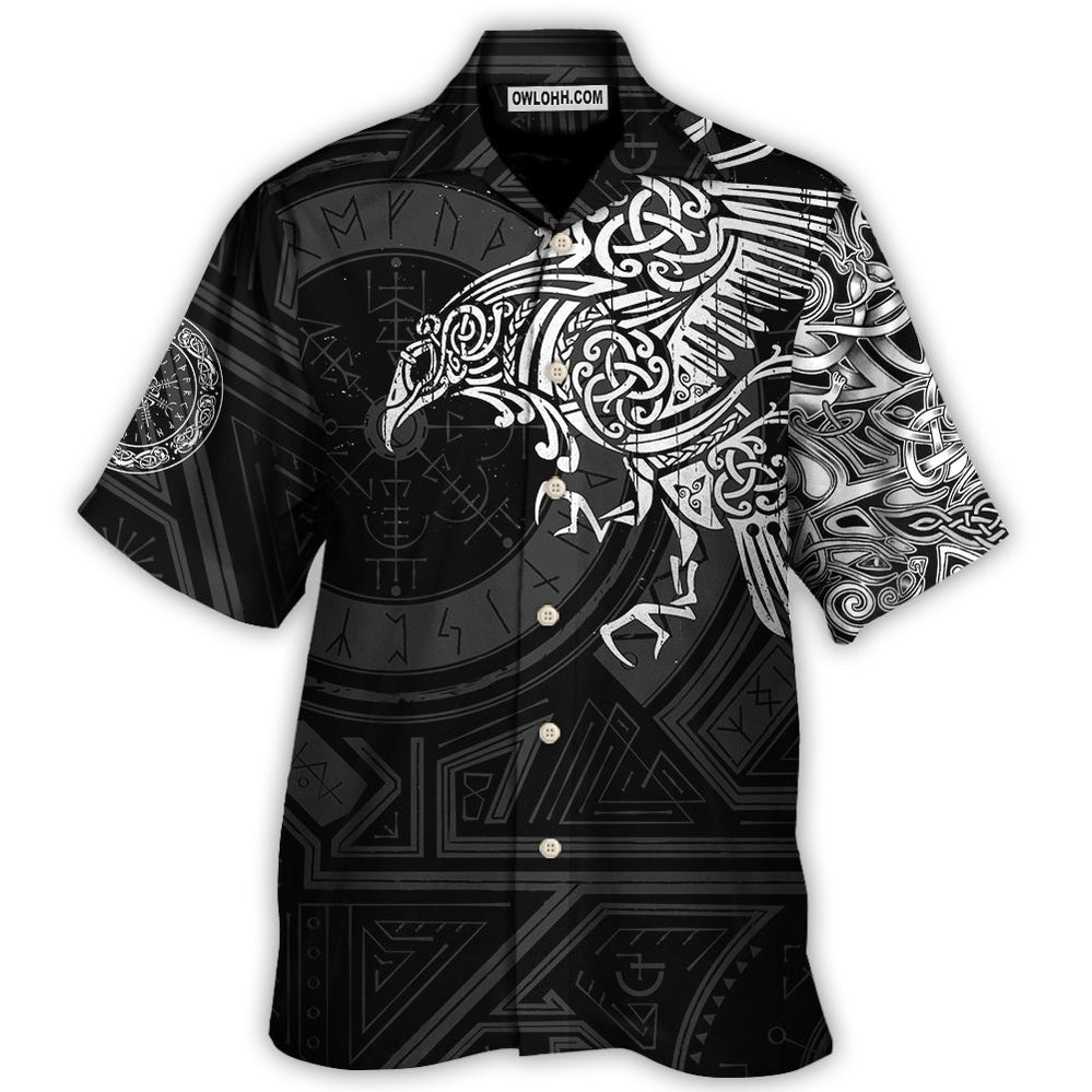 Viking Valhalla The Ravens – Hawaiian Shirt  – Owl Ohh