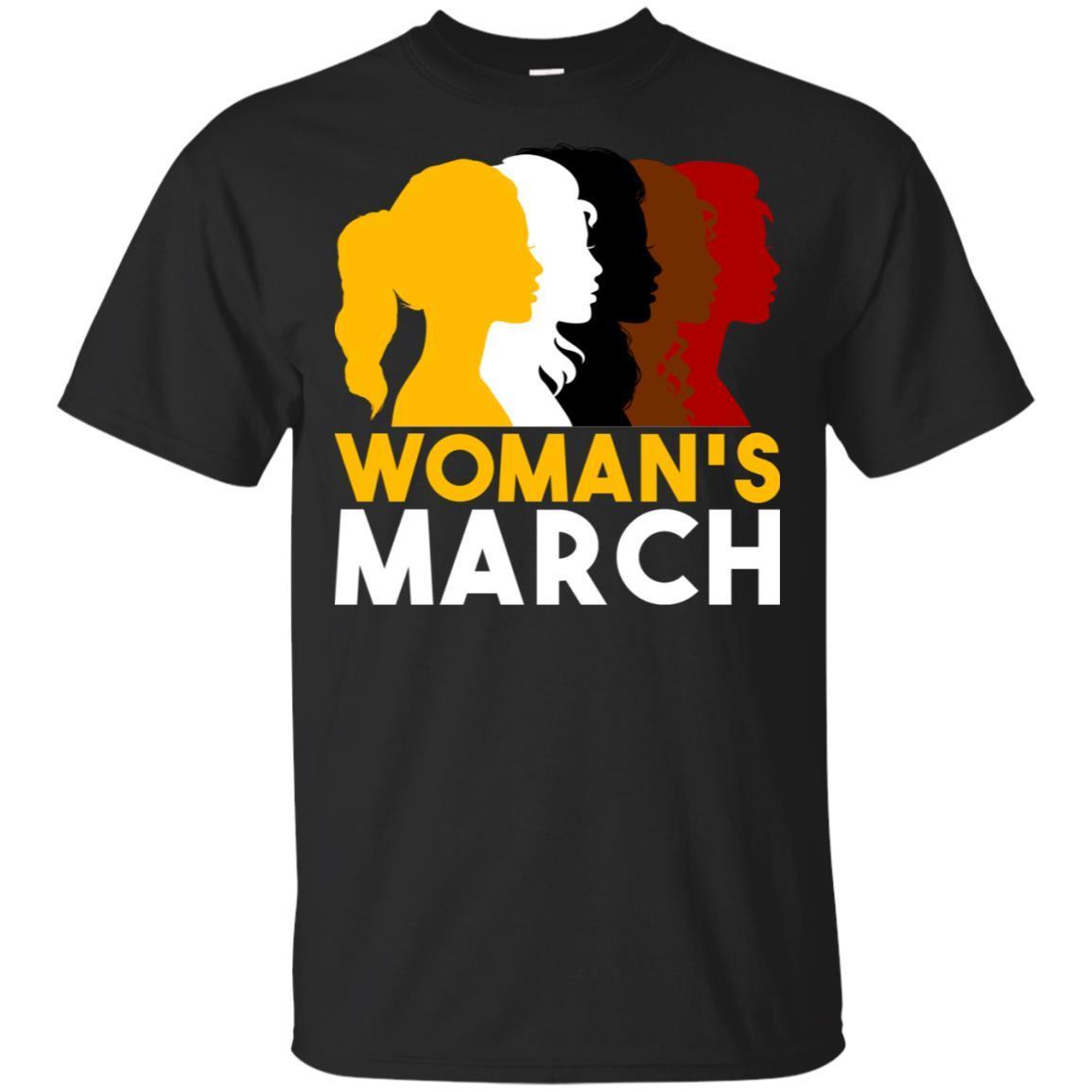 Woman’S March Black History Month T-Shirt For Melanin Women Afro Pride