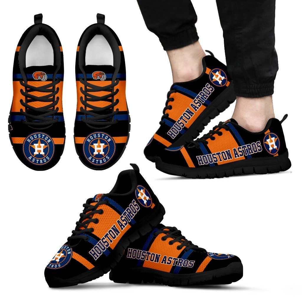 Houston Astros Unisex Breathable Sneakers Baseball Custom Shoes