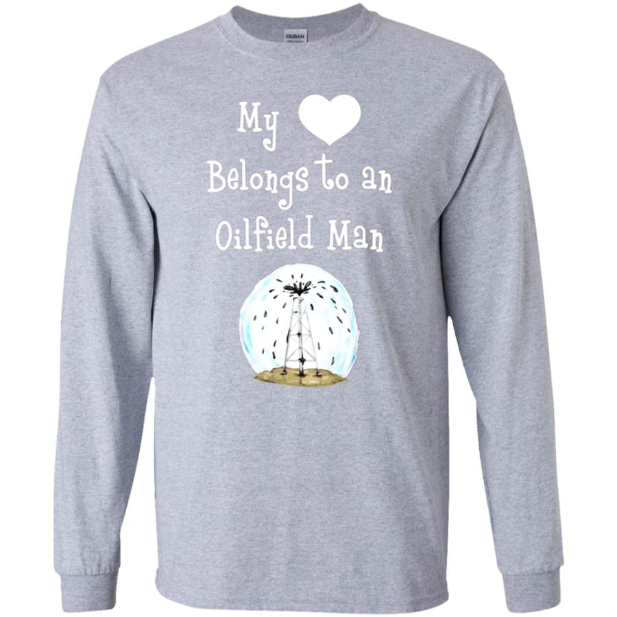 AGR My Heart Belongs to an Oilfield Man Tradesman SWEATSHIRT