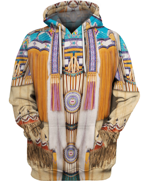 Native American Native Traditional Pattern Proud All Over Print Shirts For Men And Women