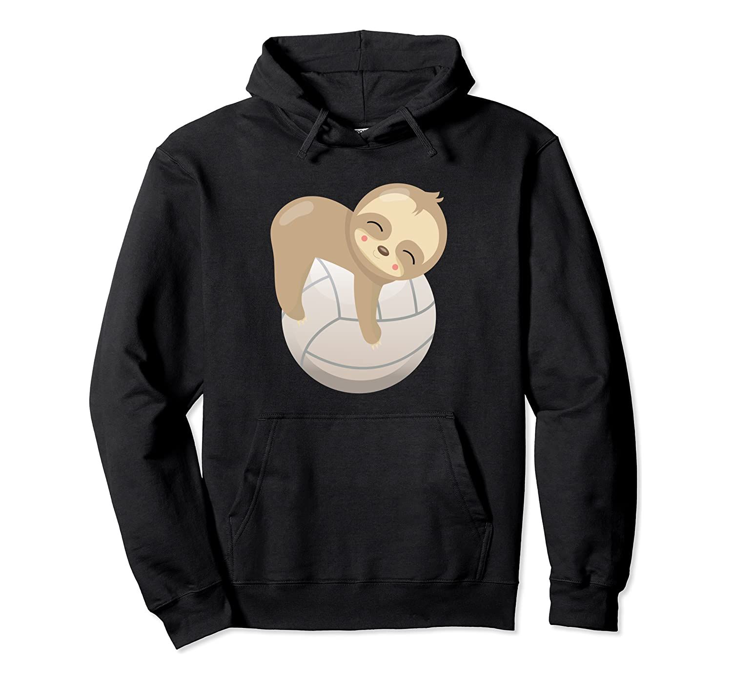 Sloth Volleyball Pullover Hoodie – Cute Animal Lover Gift, T-Shirt, Sweatshirt