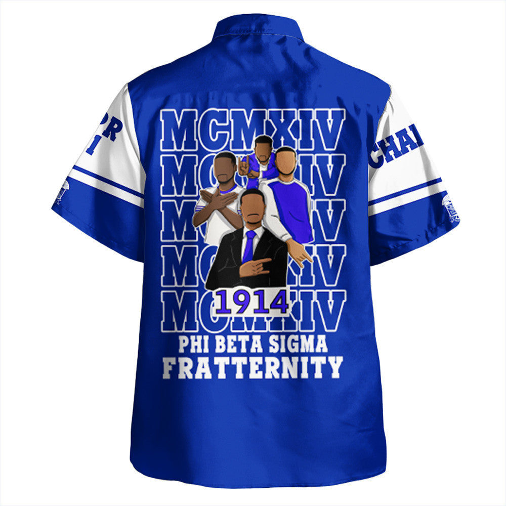 Wonder Print Shop Shirt – Personalized Phi Beta Sigma Mcm Style Hawaiian Shirt