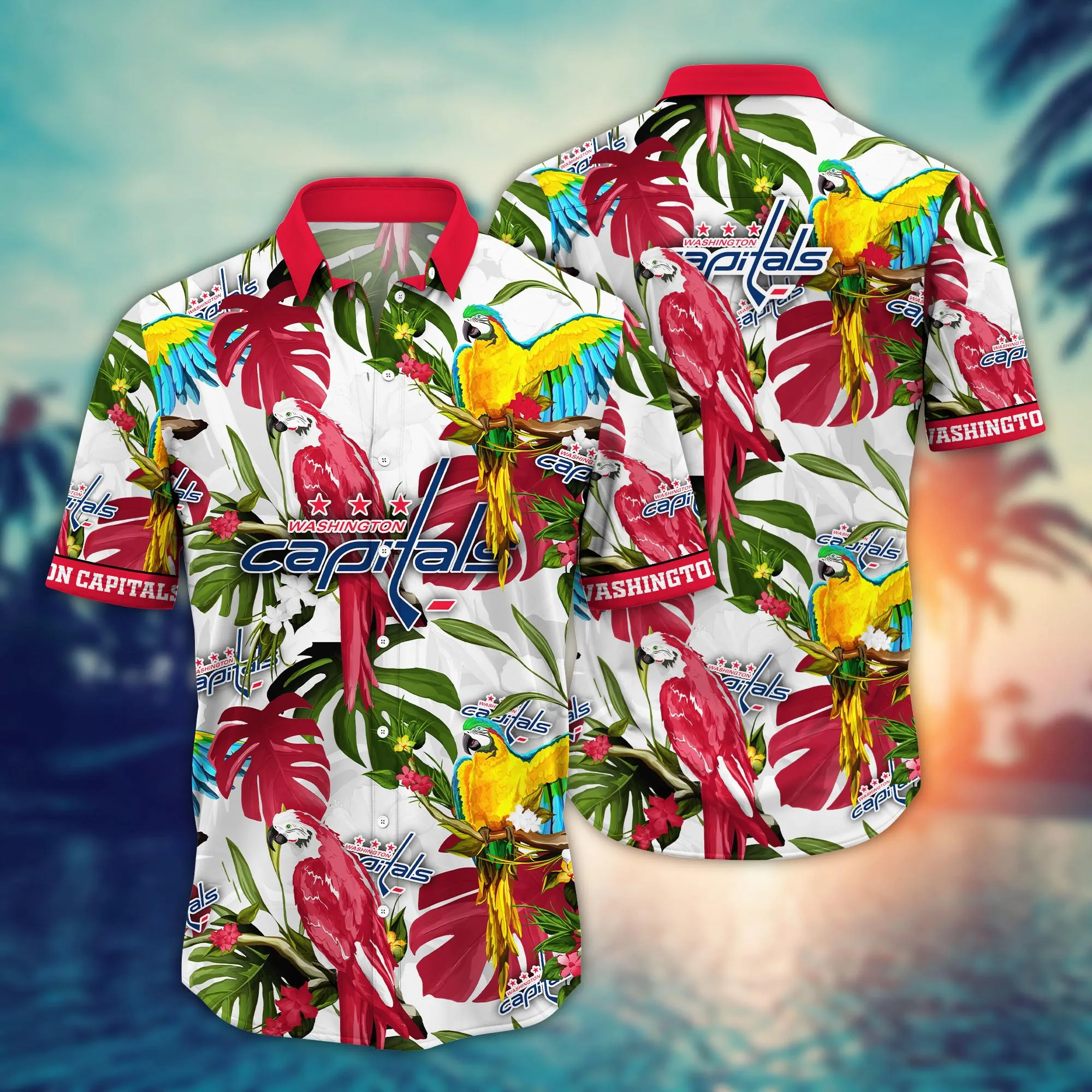 Washington Capitals Nhl Hawaiian Shirt Julytime Aloha Shirt