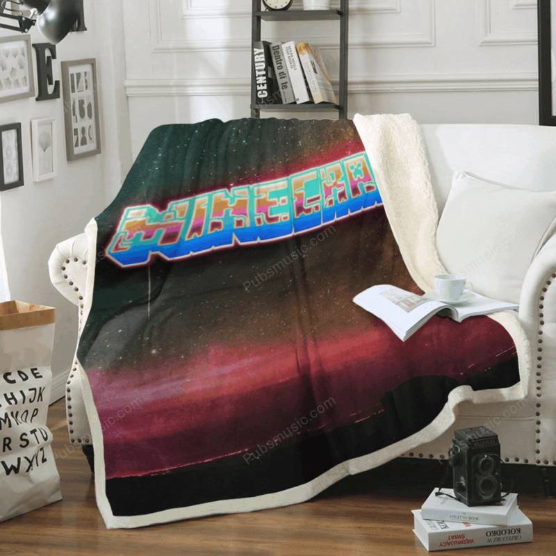 80s Minecraft Logo – 80S Logos Sherpa Fleece Blanket