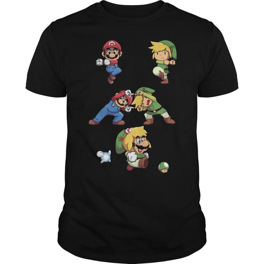 Toon Link Zelda fusion Mario T-Shirt