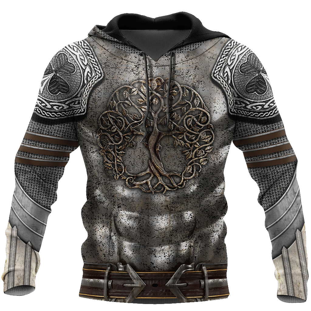 Irish Armor Warrior Knight Chainmail 3D All Over Printed Shirts For Men And Women Am260202