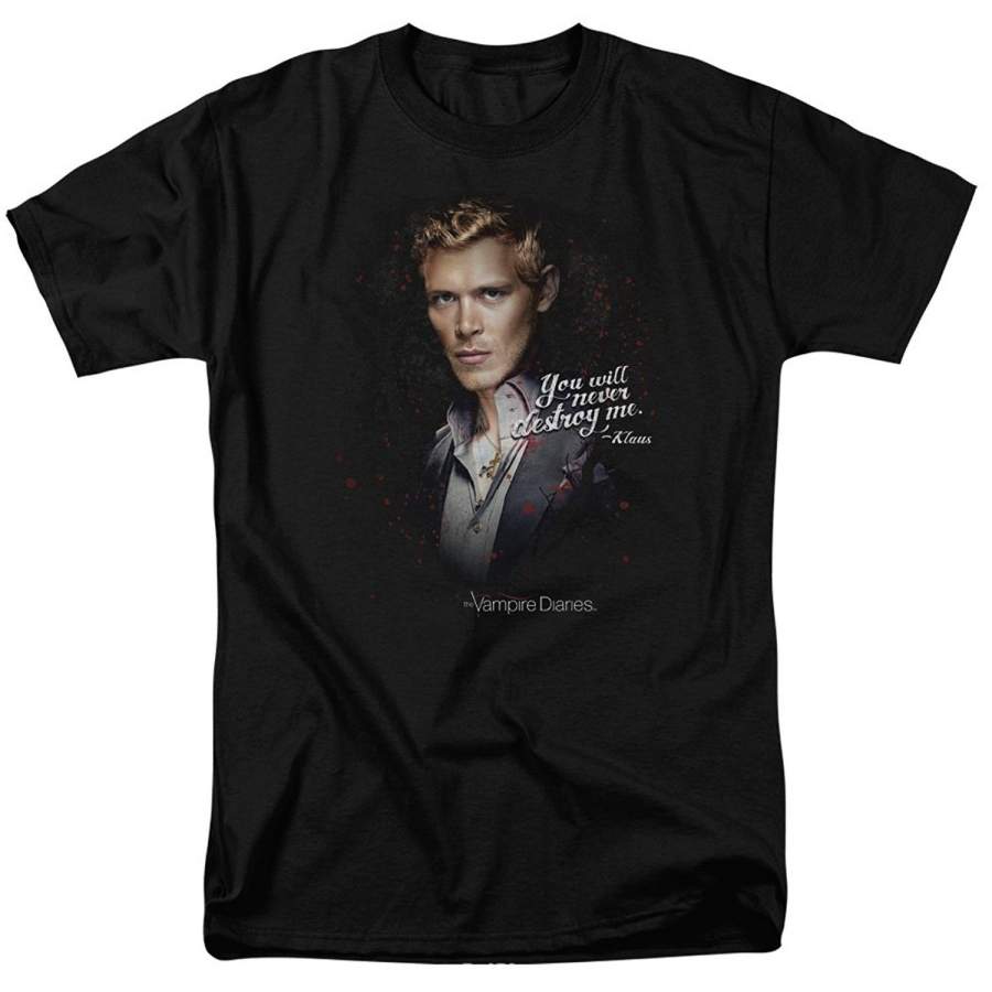 The Vampire Diaries – You Will Never Destroy Me – Klaus – Adult Men T-Shirt