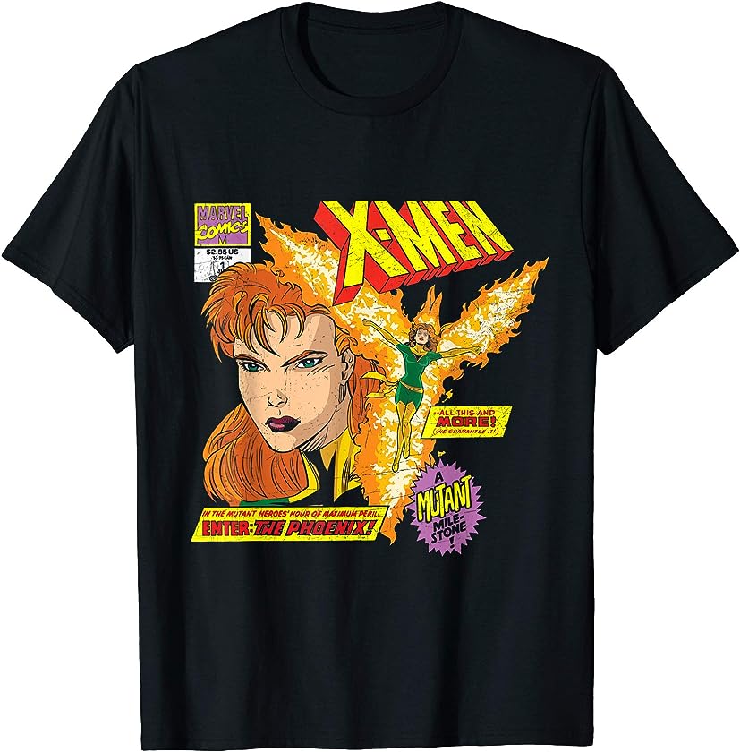 X-Men The Phoenix Mutant Hero Jean Grey Comic T-Shirt